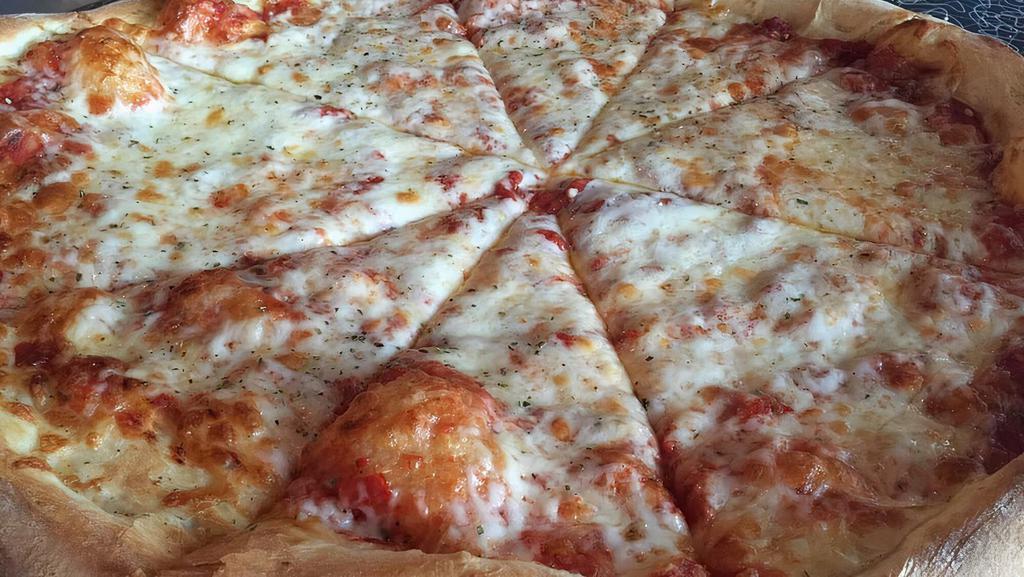 Cheese Pie Pizza-16In · Extra Large 16 inch cheese pizza with option to add any of our various toppings.