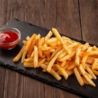Fries · French fries tossed in our house seasoning served with a side of ketchup.