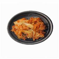 Kimchi · Sautéed Napa cabbage with chill powder.