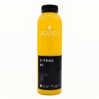 Citrus 01 · Coconut water, orange, apple, lemon, mint.