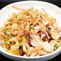 Asian Chicken Salad · Romaine, Organic Radicchio, Organic Red Cabbage, shaved carrots, Crispy Wonton, Mary’s Chick...