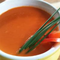 Tomato Bisque Soup · Vegan, gluten free. Made rich and creamy with sweet roasted tomatoes... Its comfort food for...