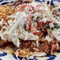 Chicken Chilaquiles Lunch · Farm egg on top, served your way with chipotle tomato sauce. Gluten free.