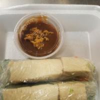 Tofu Fresh Spring Roll(2) · Tofu,beans sprout,carrot,lettuce,served with peanut sauce