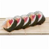 Rainbow Maki Roll · Tuna, salmon, albacore, and avocado.

Consuming raw or undercooked meats. Poultry, shellfish...