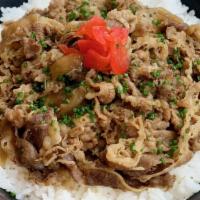 Gyu Don  · Marinated Beef on the Rice