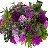 Tickle Me Purple · PACKAGE DETAILS - This bouquet of flowers combines the elegant shades of purple matsumoto an...