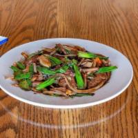 Mongolian Steak · Tender sliced steak wok-fried with scallions and white onions with chef’s special soy sauce....