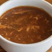 Hot And Sour Soup · Szechuan classic chicken broth with tofu and egg. Made with chicken broth.