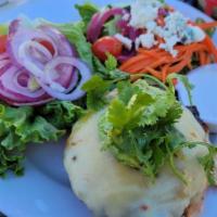 Border Burger · avocado, pepper jack, cilantro, chipotle aioli