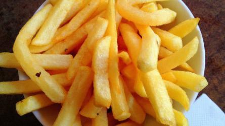 Plain French Fries · French fries with seasoning salt.