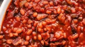 Baked Beans · Home-made baked beans.