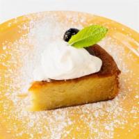 Olive Oil Cake · Classic country-style Tuscan cake made with Arbequina olive oil. Instead of butter, served w...