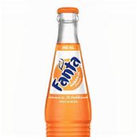 Mexican Fanta Orange · Caffeine-free and made with real cane sugar