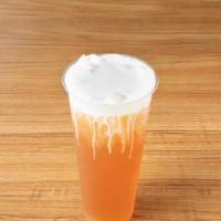 Jasmine & Sea Salt Creme · Jasmine Iced Tea, topped with house-made sea salt creme