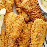 Fish Fry · Nine pieces of fried fish, one order of fish bites, fries (family size), cole slaw (family s...