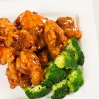 General Tsos Chicken · Hot and spicy.