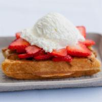 Strawberries & Cream · House made whipped cream with fresh strawberries.
