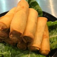 Spring Rolls (8 Pcs) · Served with sweet chili sauce