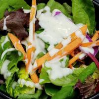 Small Salad With Ranch Dressing · 