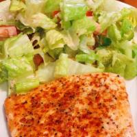 Grilled Salmon Salad · 