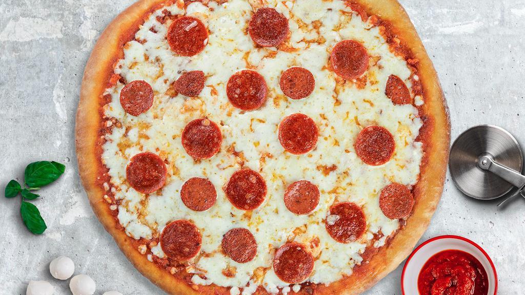 Puerto Pepperoni Pizza  · Pepperoni and mozzarella cheese baked on a hand-tossed dough.