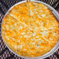 Cheese Crisp · A toasted flour tortilla covered with melted cheese.
