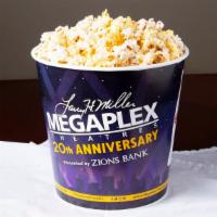 Large Popcorn · Nothing beats a tub of megaplex popcorn.