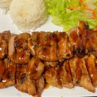 Chicken Teriyaki · Popular item. Our most popular dish! Hand-trimmed, fresh, all-natural marinated chicken thig...