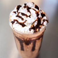 Blended Mocha · Hershey's chocolate, Dillanos espresso and ice cream, blended into a delicious frappe