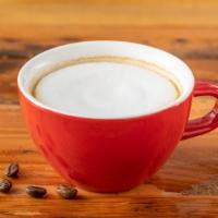 Cappuccino 8 Oz · espresso shots, steamed milk, and foam