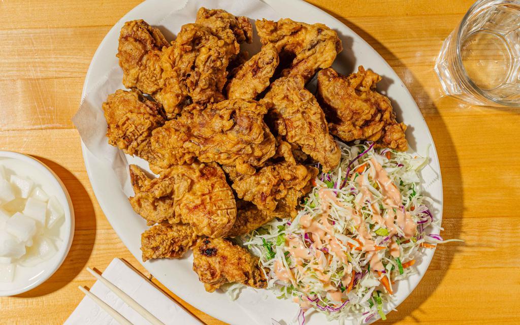 Fried Chicken · come with salad and sweet pickled radish