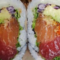 Fuji · Fresh salmon, tuna, fresh veggies, and crab salad.