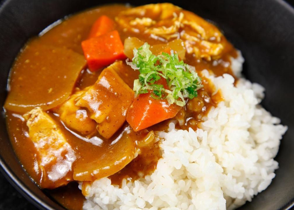 Curry Bowl · Chicken curry with carrots over rice