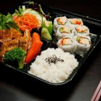 Bento (Lunch) · Design your own bento! please choose 2 items, served with choice of miso soup.