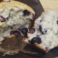 Blueberry Muffin · Scratch-made blueberry muffins made here at The Sumner Cafe! Blueberry with a hint of lemon.