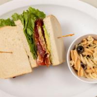 California Blt · Over a quarter pound of thick sliced smoked bacon, crisp, green leaf lettuce, fresh tomato a...