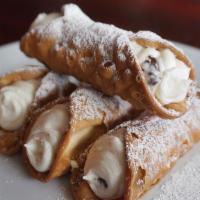 Chocolate Chip Filled Cannoli · 