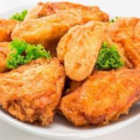 8 Piece Mixed · Two breast, two thigh, two leg, two wing, two-8oz side, four potato wedges.