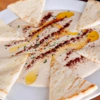 Side Of Hummus · Served with 2 pita bread.