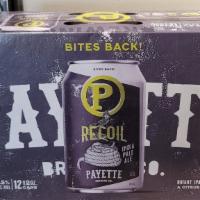 Recoil Ipa | 12-Pack · TASTES LIKE DANGER
Bright IPA with a citrus kick of flavor. Light in body but BIG in aroma. ...