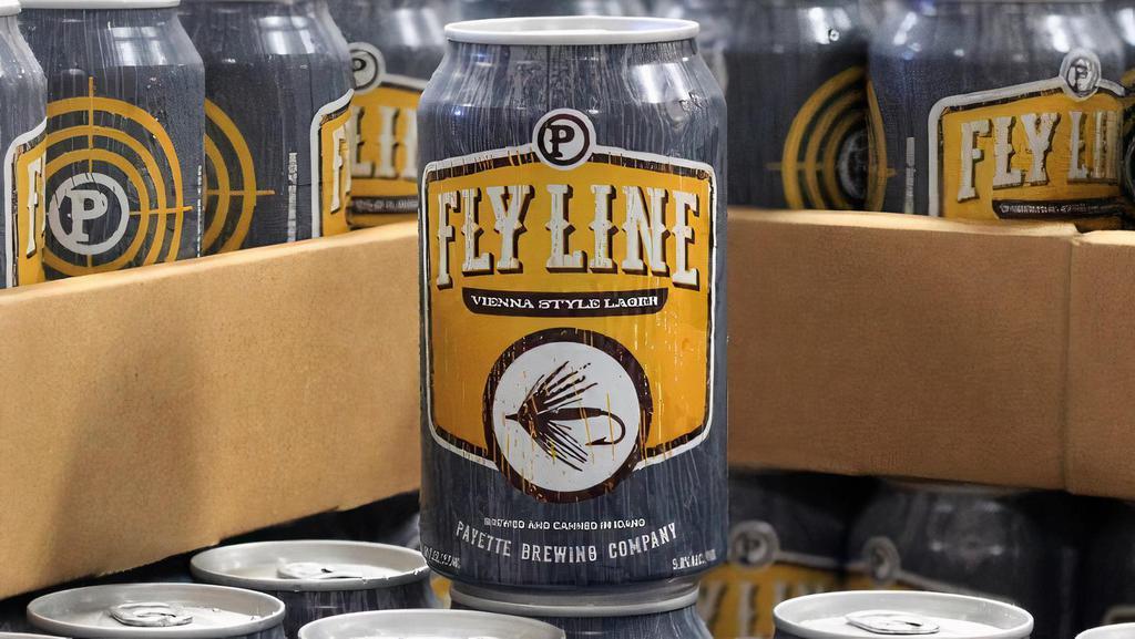 Fly Line Vienna Lager | 6-Pack · TASTES REEL GOOD
Even if you don't catch any fish there's always beer, right? This sessionable golden lager has the slightest hint of malt sweetness and a subtle hop flavor. Goes down smooth on a hot summer day while you're telling your friends about the one that got away.
Get hooked!

ABV 5%  IBU 18