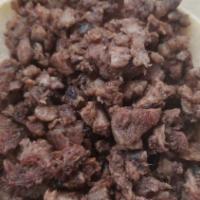 Carne Asada · Grilled Beef. Flour or corn tortilla.