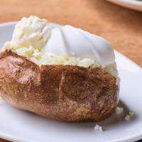 Side Baked Potato W/Butter & Sour Cream · 