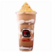 S'Mores Slush · Hershey's chocolate blended with ice, gooey marshmallow and graham crackers.