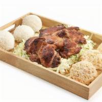 Family Meal 6 People · Choose from Teriyaki Chicken, Hawaiian BBQ Chicken, Katsu Chicken, or Kalua Pork. Include yo...