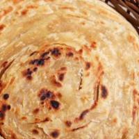 Lachha Paratha · Multi-layered Indian wheat bread. Vegan. Vegetarian.