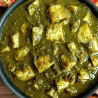 Aloo Saag · Aloo Saag is a popular delicious North Indian Curry. It is made with spinach and potatoes co...