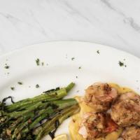 Crab Stuffed Shrimp · Jumbo shrimp stuffed with lump crab meat, served with béarnaise sauce.