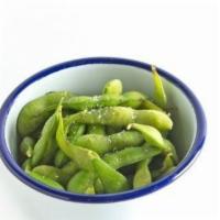 Edamame (V) · Broiled soybean and sea salt.